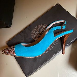 Never Worn Vince Camino sling back heels